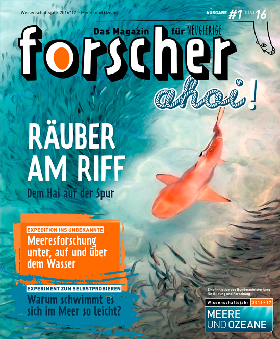 Kostenloses Forschermagazin für Kinder: Räuber am Riff