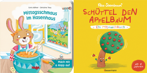 Mitmachbücher für die Kleinsten