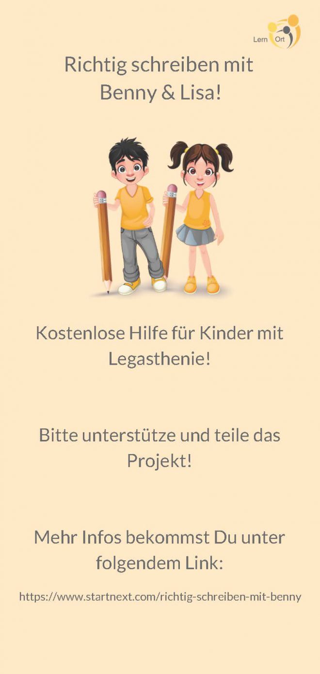 Crowdfunding für Legasthenie-Hilfe