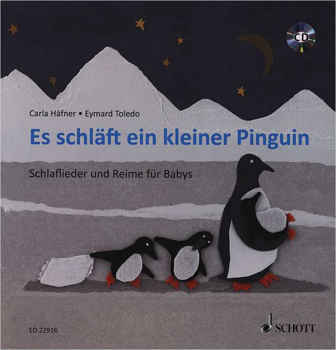 Es schläft ein kleiner Pinguin