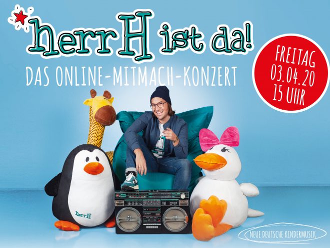 Freitag: Online-Konzert mit Herrn H.