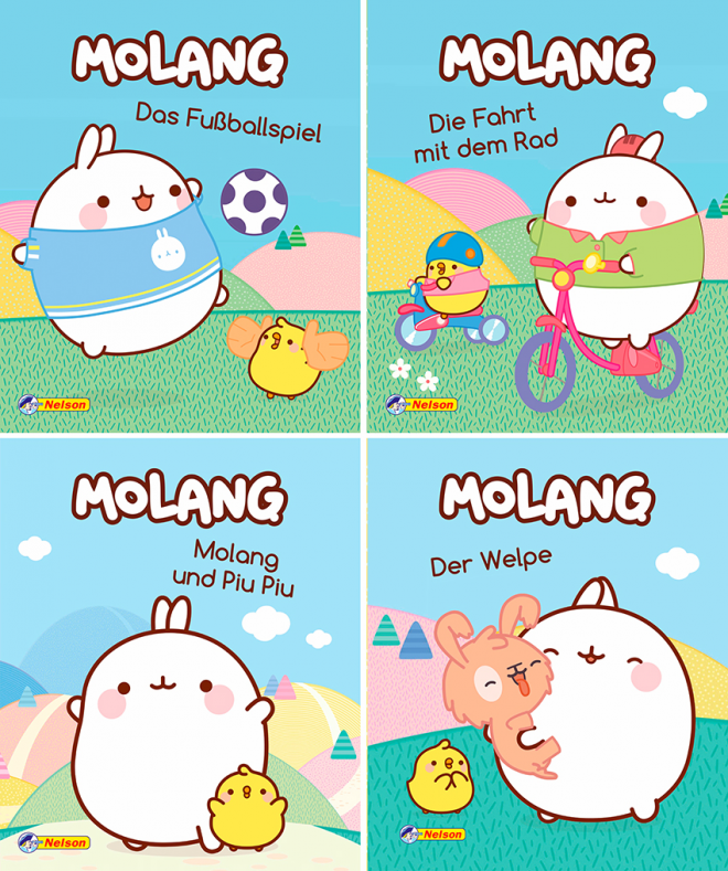 Molang und Piu Piu als Büchlein
