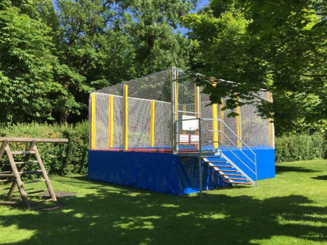 Teutonia jetzt mit Trampolin