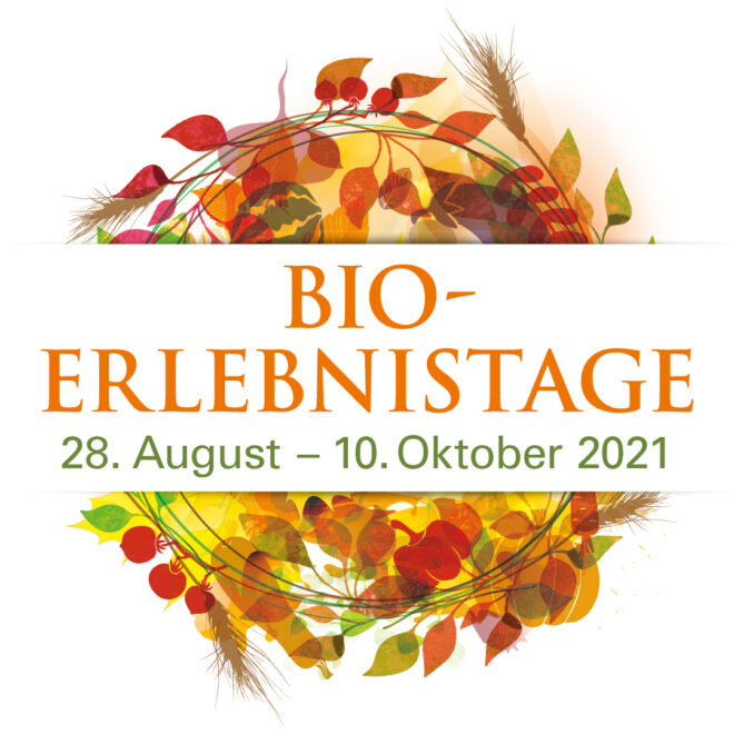 Bio-Erlebnistage vom 28.08. bis 10.10.