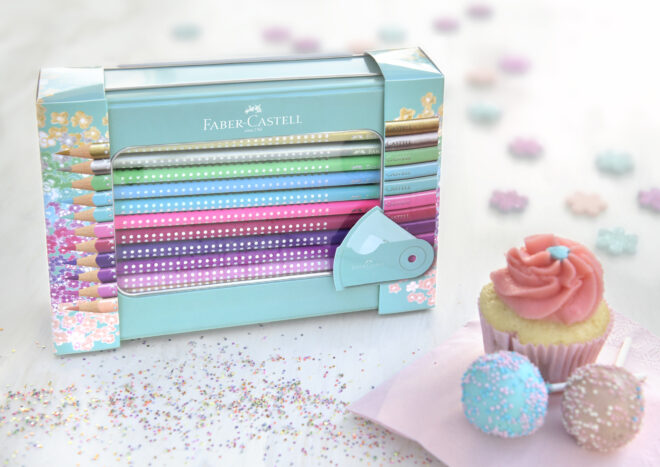Glitzernde Buntstifte von Faber-Castell