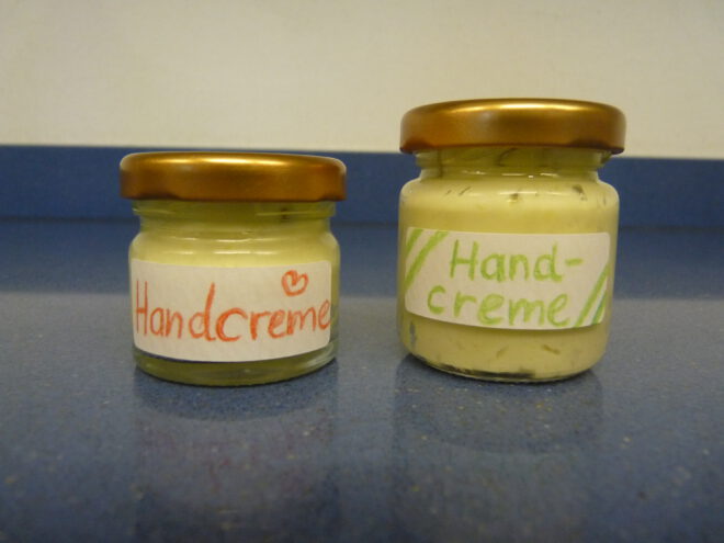 Selbstgemachte Handcreme