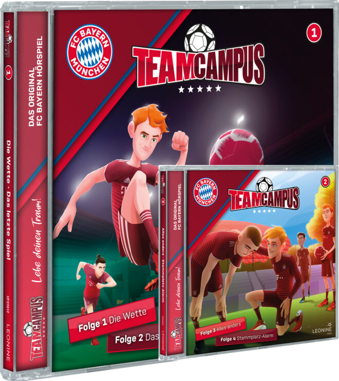 Gewinne die „FC Bayern – Team Campus CDs 1&2“