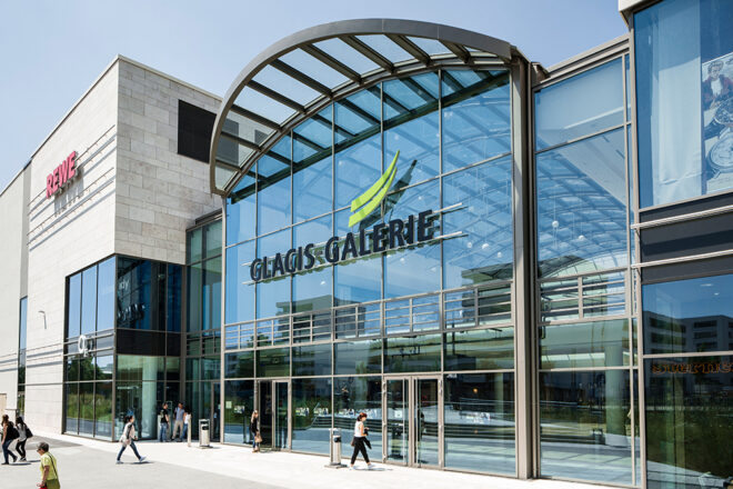 Einkaufszentrum Glacis-Galerie