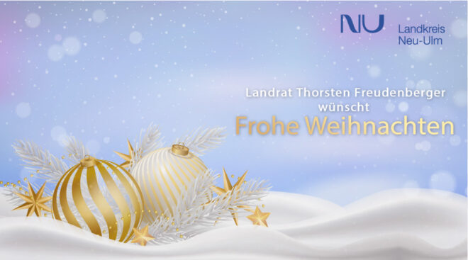 Grußwort von Landrat Thorsten Freudenberger zu Weihnachten 2021 und zum Jahreswechsel 2021/22