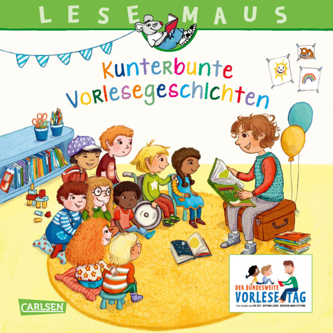 „Kunterbunte Vorlesegeschichten“ – ein Lesemaus-Geschenk für Kita-Kinder