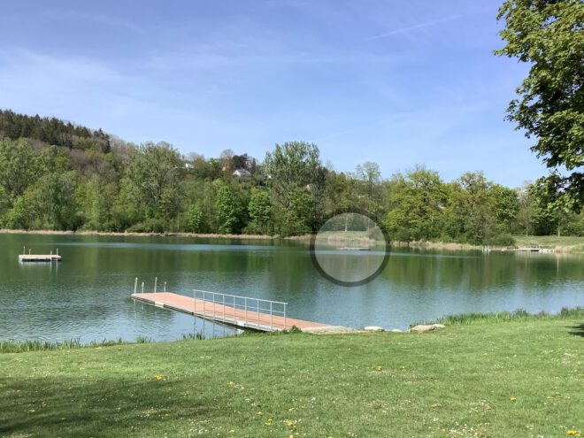 Badeinsel am Badeplatz in Pfuhl erneuert