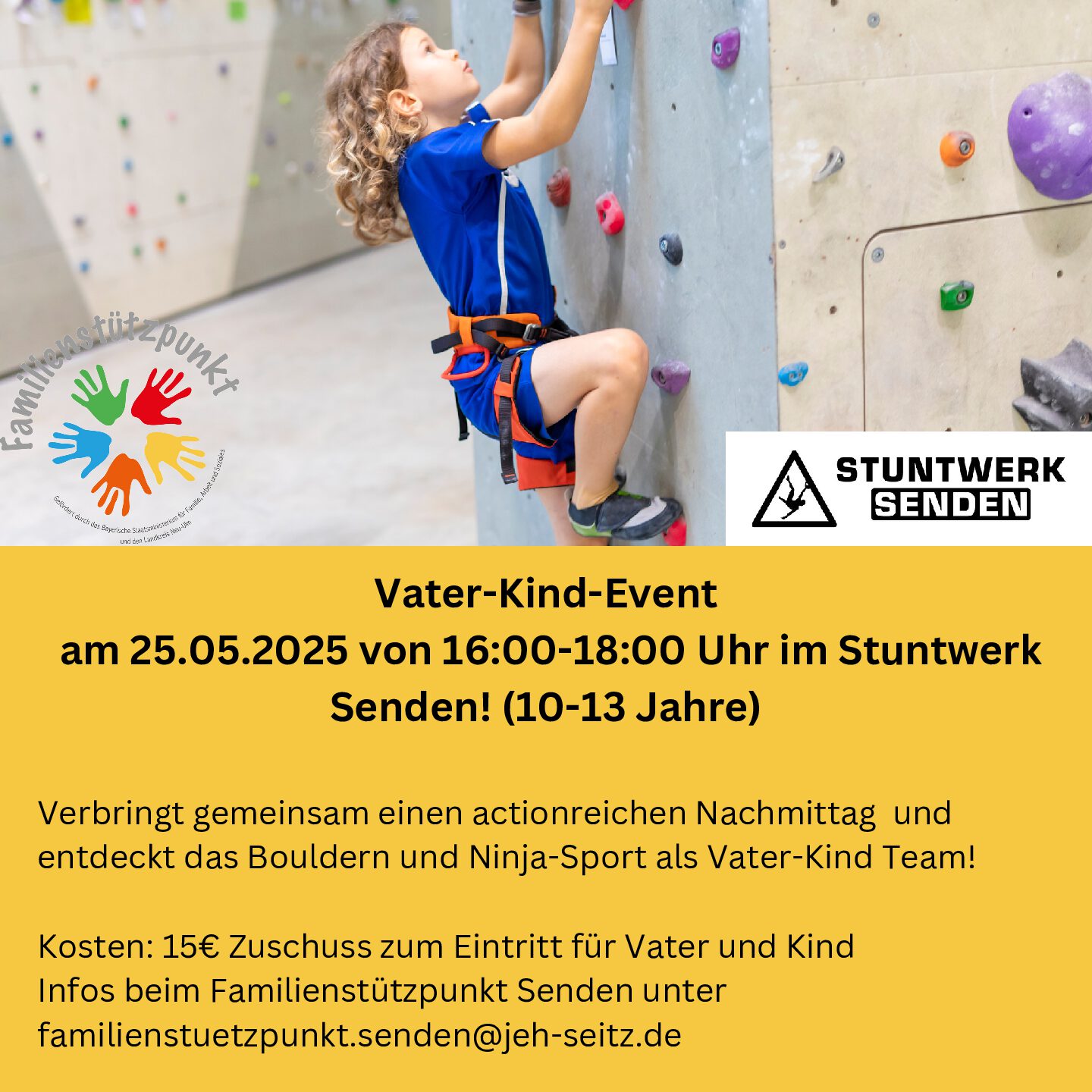 Vater – Kind – Event mit dem Stuntwerk Senden