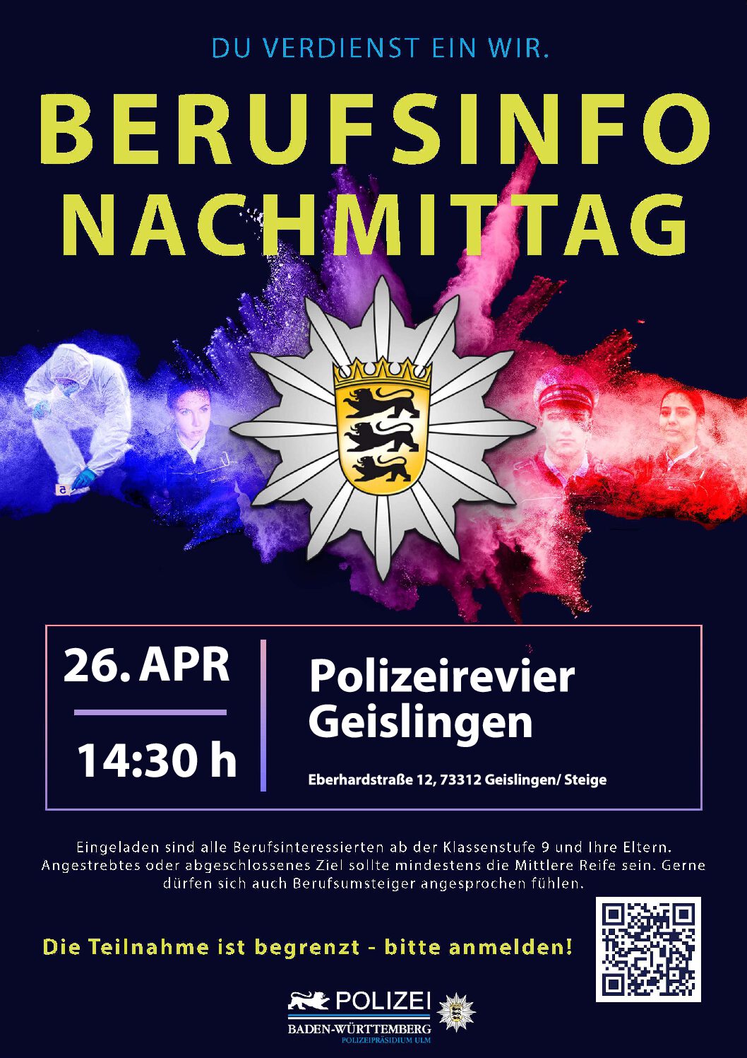 Polizei: Geislingen Berufsinfonachmittag