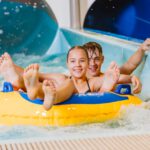 Die Licht- und Ton-Effekte der Rutschen im Donaubad sind neu programmiert
