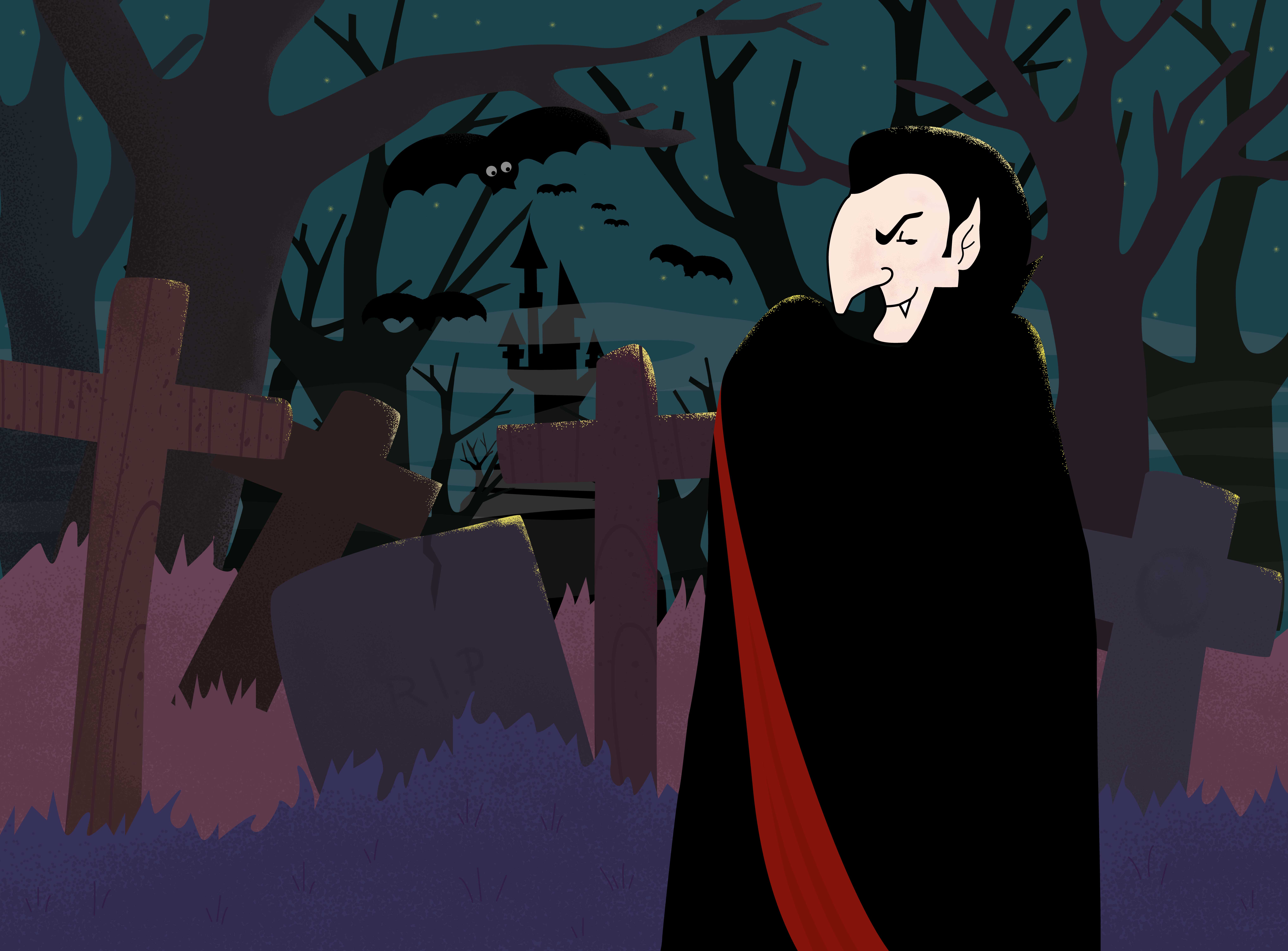 Auf Draculas Schloss