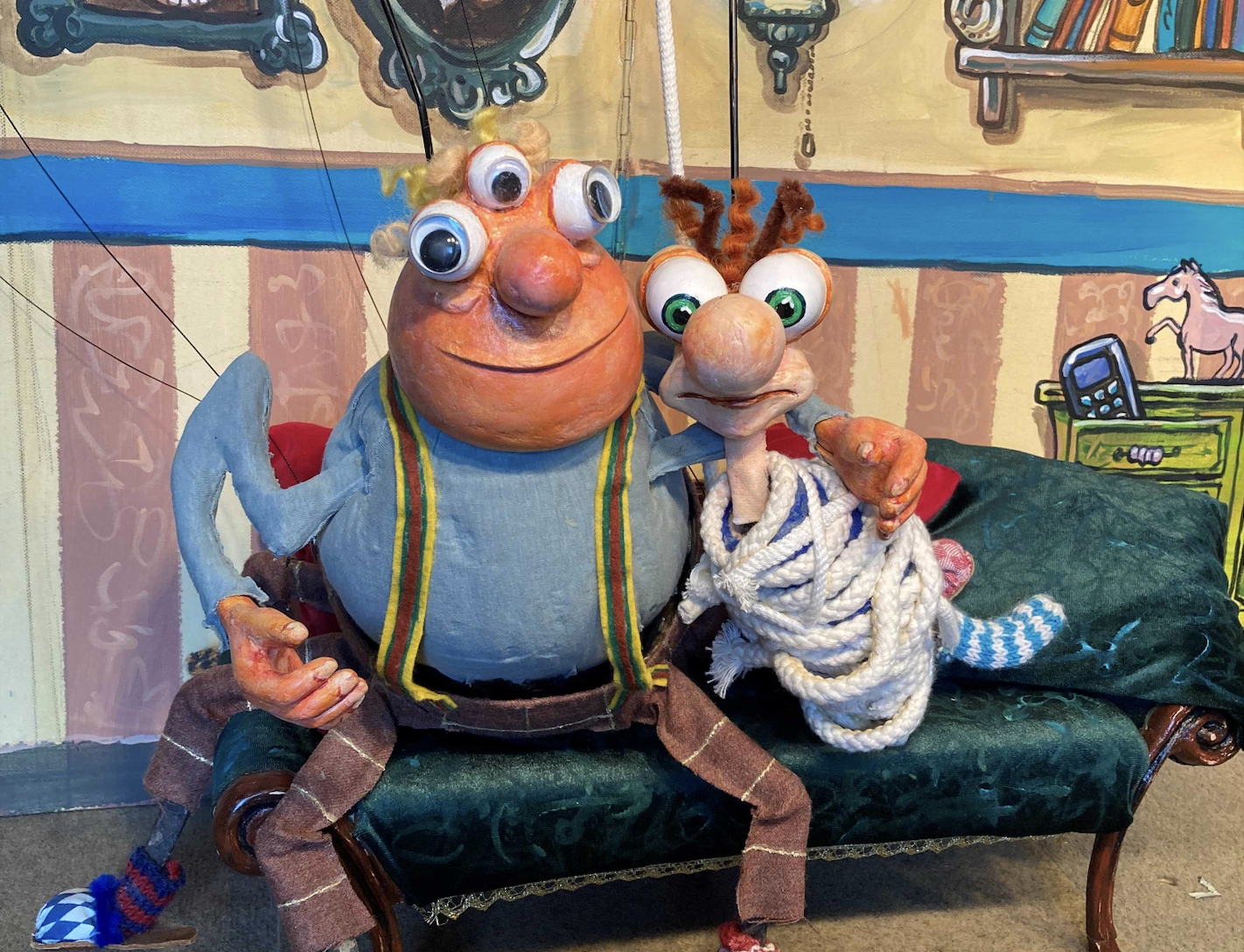 Figurentheater Topolino: „Du spinnst wohl!“