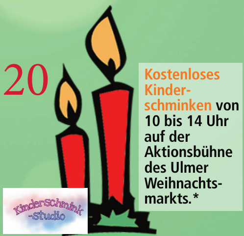 20. Dezember Kinderschminken Leon Kramer: