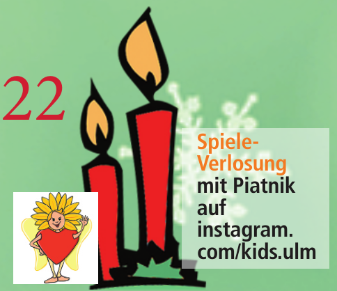 22. Dezember Spielverlosung Piatnik: