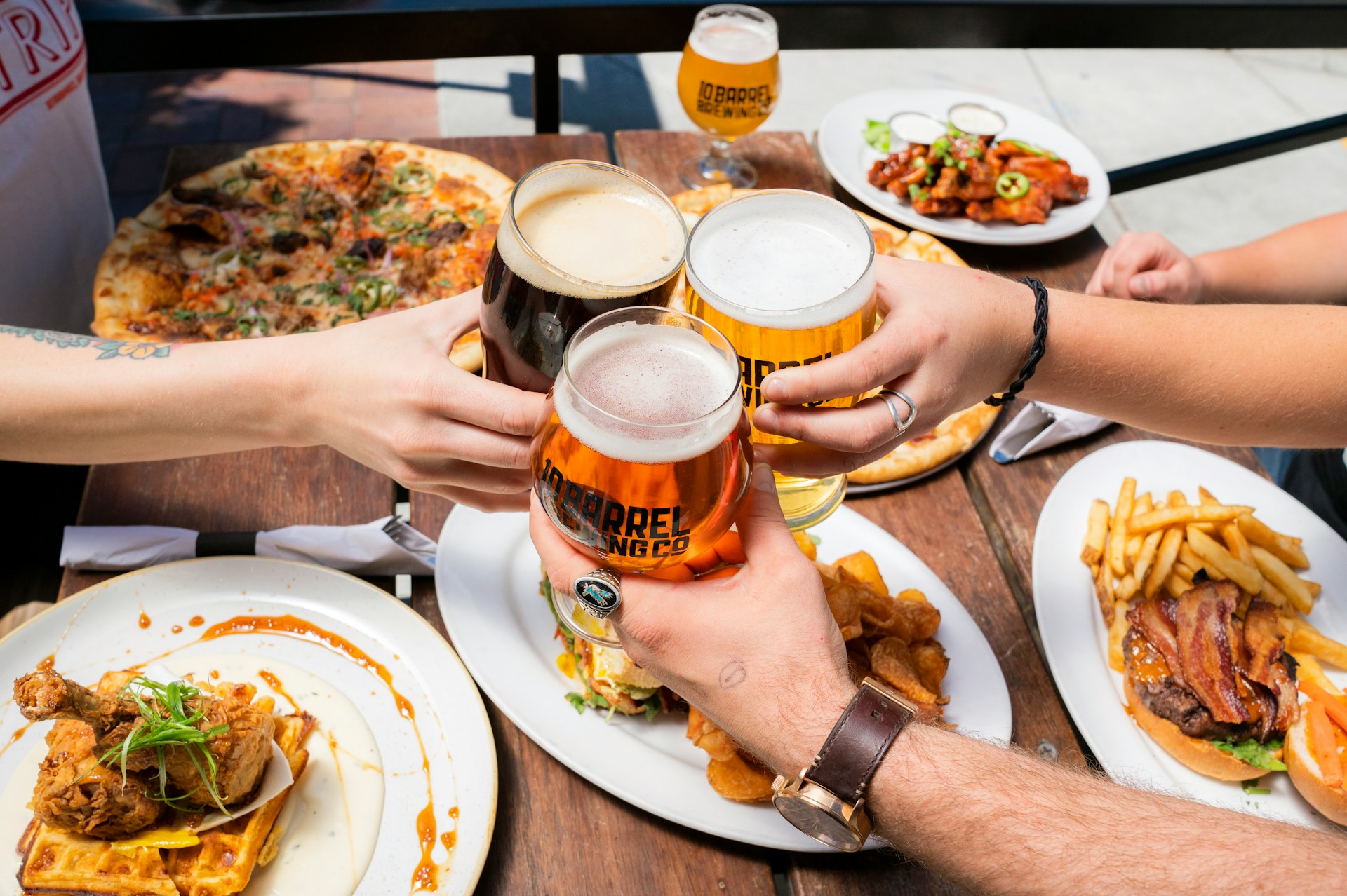 * Biergarten in der Elterninitiative "Freie Kinder"
