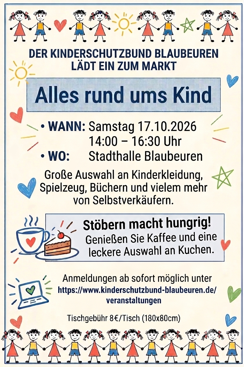 Selbstverkäufermarkt "Alles rund ums Kind"